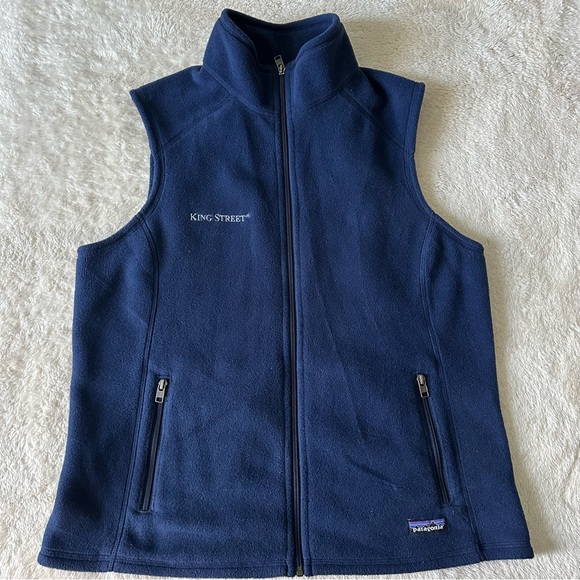 Patagonia Jackets & Blazers - NWT Patagonia Women's Synchilla Fleece Vest Embroidered KING STREET sz XL